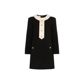 GUCCI Long Sleeved Dresses Women's Black