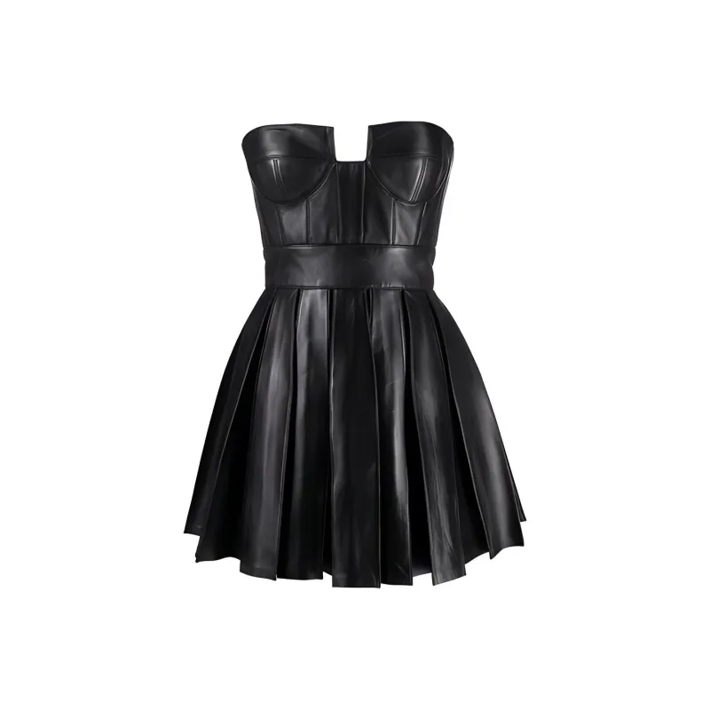 BALMAIN Cutout Detail Flared Minidress-0
