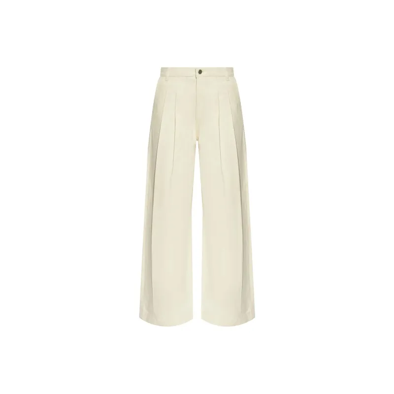 THEORY Pleat Detailed Palazzo Trousers-0
