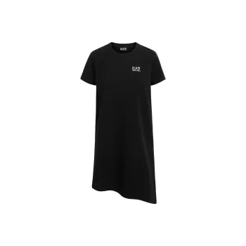 EMPORIO ARMANI EA7 Short Sleeved Dress Women's Black