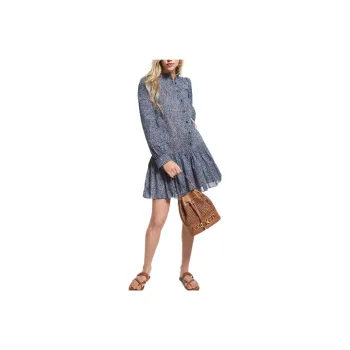 MICHAEL KORS Long Sleeved Dresses Women's Dark Blue