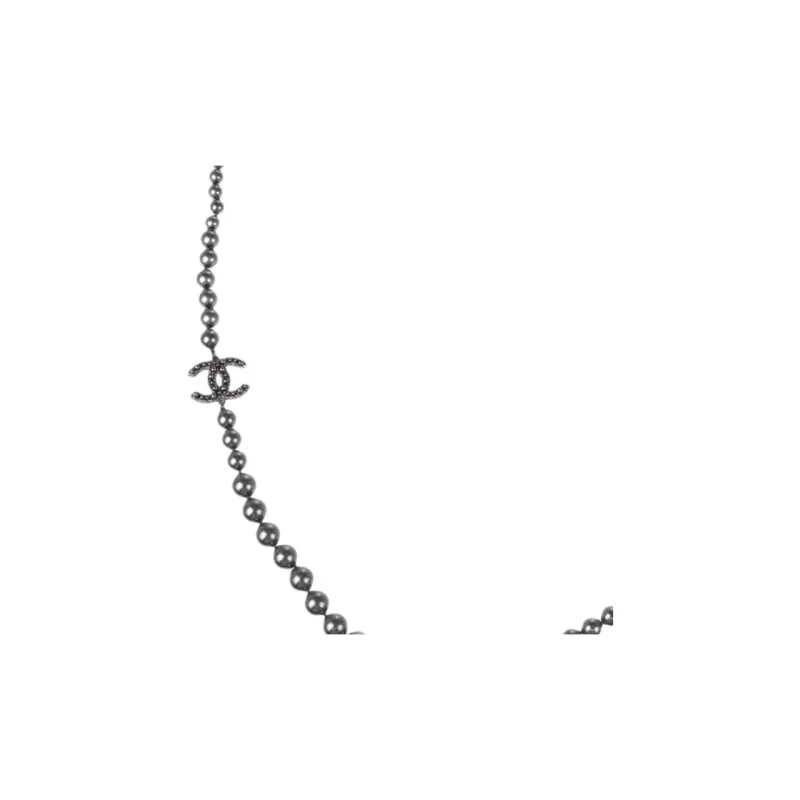 CHANEL 2014 Faux pearl Necklace-2