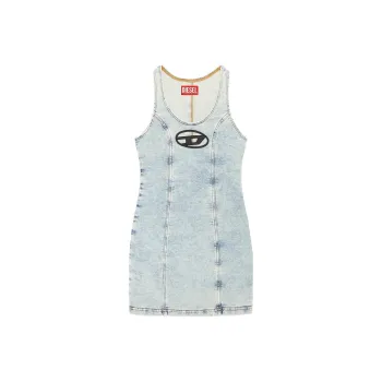 DIESEL Japan Limited Capsule Collection Sleeveless Dresses Women's Light Blue