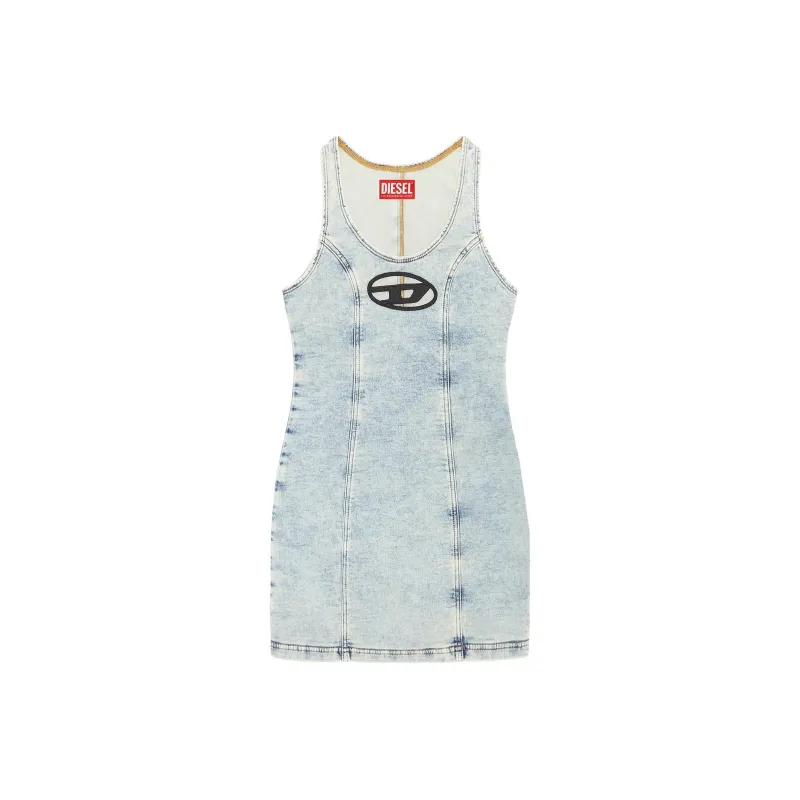 DIESEL SS23 Japan Limited Capsule Collection Sleeveless Dresses Women's Light Blue-0