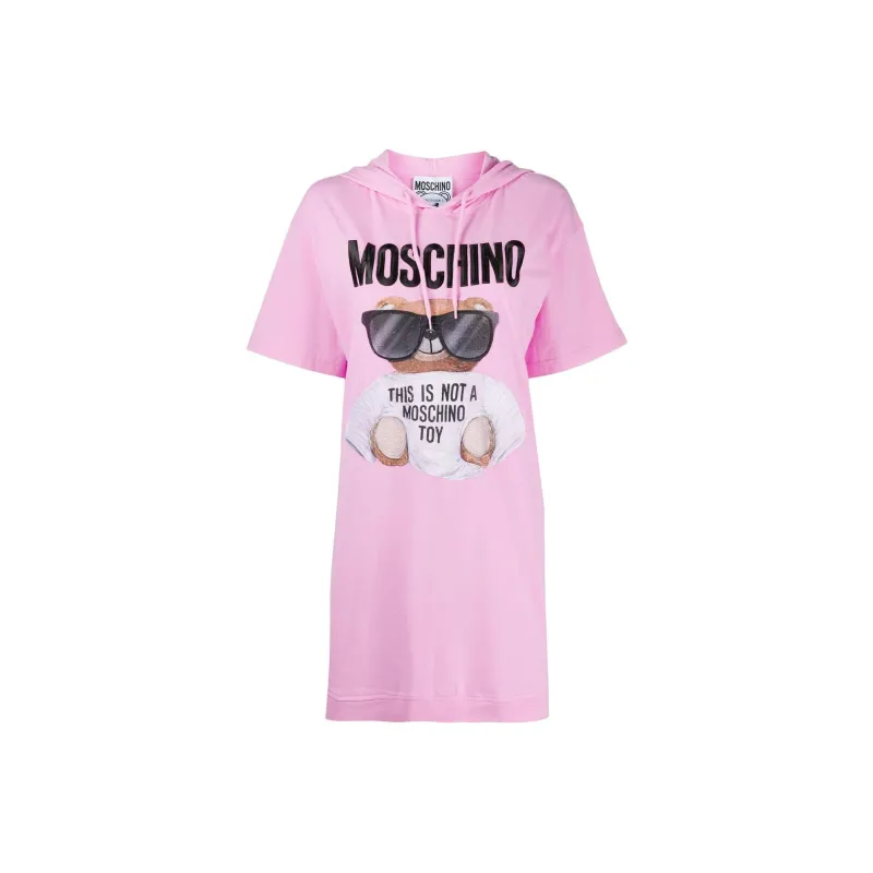 MOSCHINO Short Sleeved Dresses Women's Pink-0