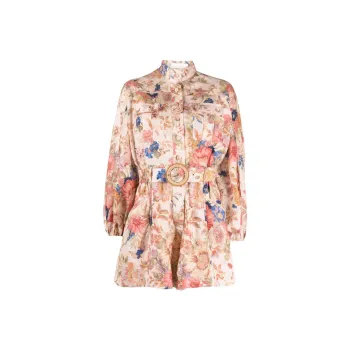 Zimmermann August Floral print Playsuit