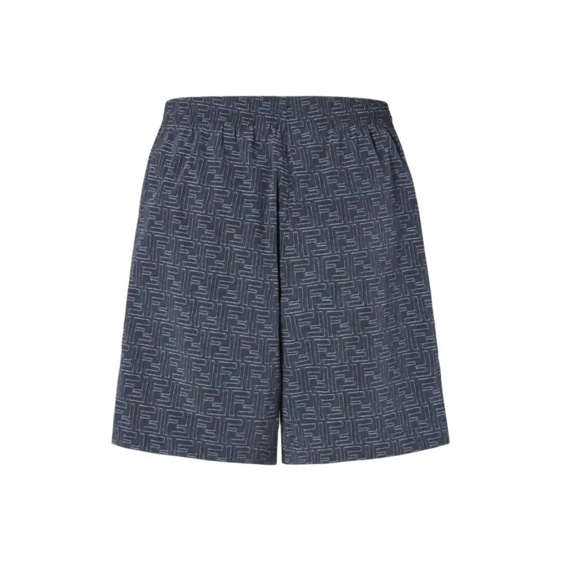 FENDI Monogram Swim Shorts-1