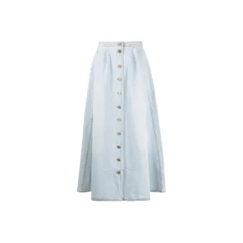 ERL Light-wash Denim Cowgirl Skirt