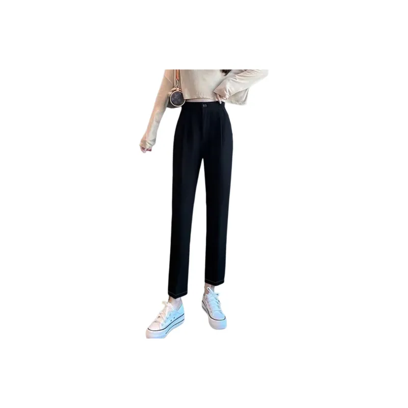 Ya Sheep People Casual Pants Women's Black-1