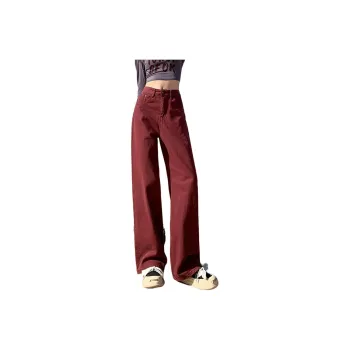 KULAIYA Jeans Women's Red