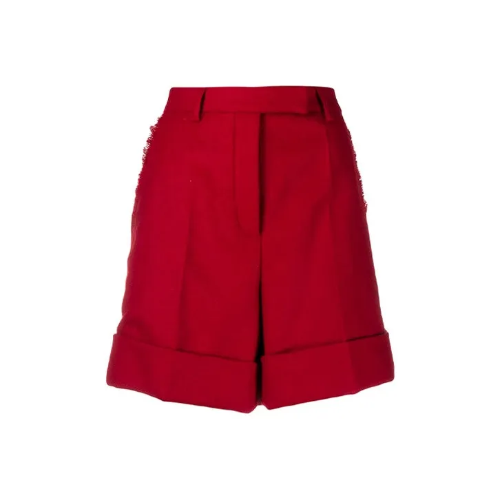 THOM BROWNE Casual Shorts Women's Red-0