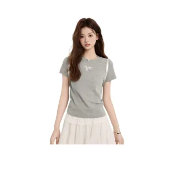 FOREVER 21 T Shirts Women's Gray