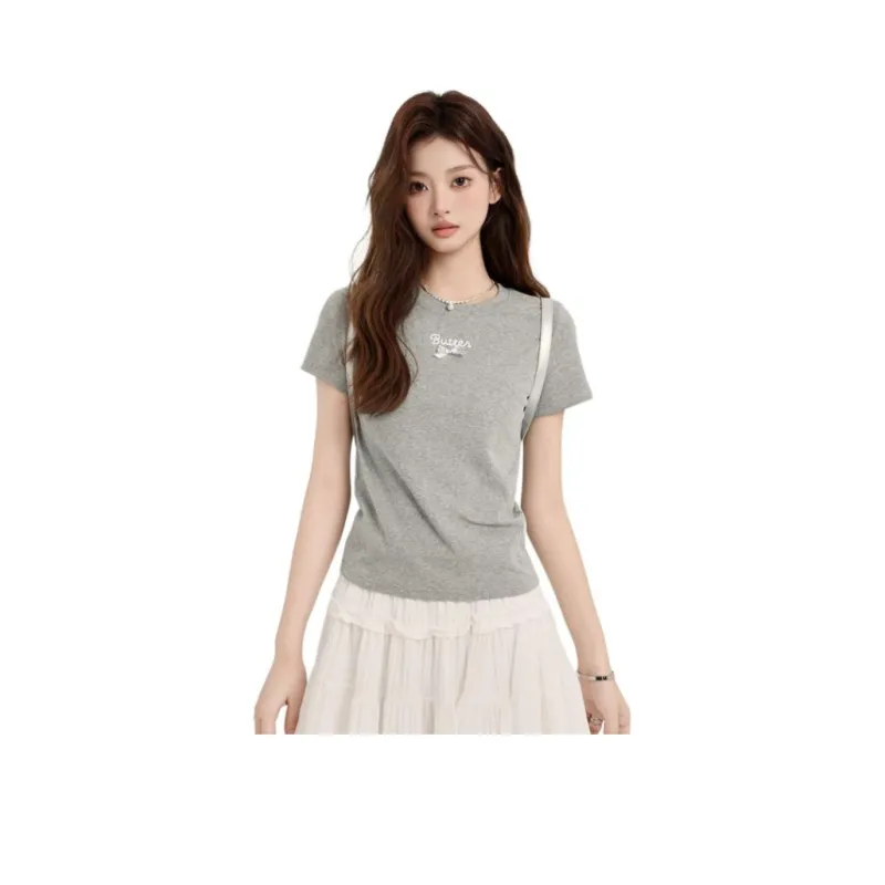 FOREVER 21 T Shirts Women's Gray-0