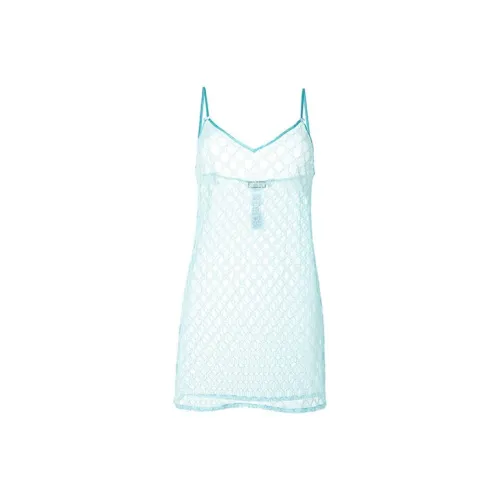 GUCCI Sleeveless Dresses Women's Blue