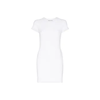 Alexander Wang Logo debossed Short sleeve Minidress