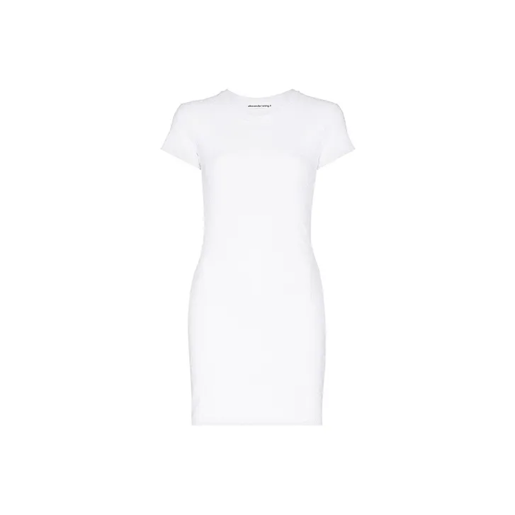 Alexander Wang Logo debossed Short sleeve Minidress-0