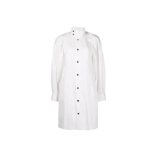 Bottega Veneta SS22 Long-Sleeved Dresses Women's White