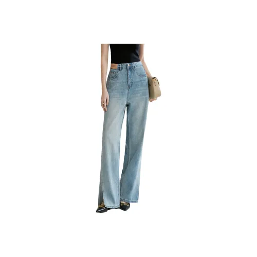 SMEN Jeans Women's Denim Blue