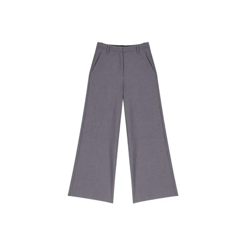Maje Tailored Wide-leg Trousers-0