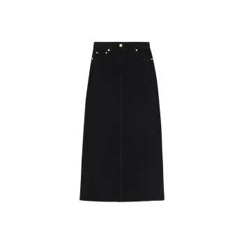 GANNI High waisted Corduroy Skirt