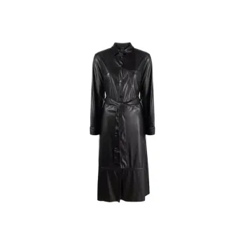 PINKO Maris Faux leather Belted Dress