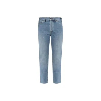 MOSCHINO Logo Patch Cropped Jeans