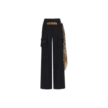 Roberto Cavalli Belted Cargo Trousers