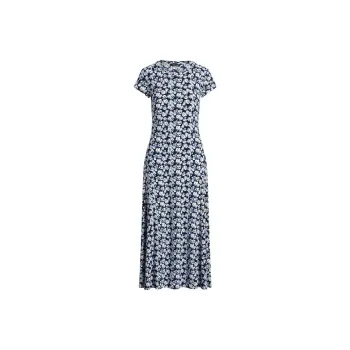 Polo Ralph Lauren Short Sleeved Dress Women's Blue