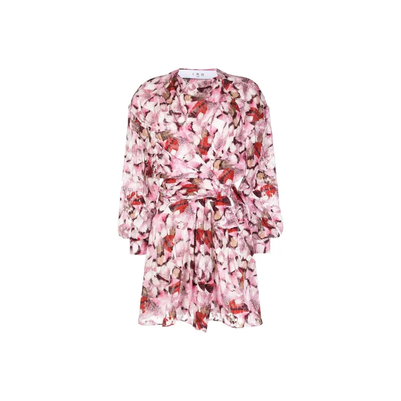 IRO NIGHT Long-Sleeved Dresses Women's Pink-0