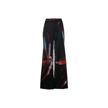 Louisa Ballou Abstract pattern Wide leg Trousers