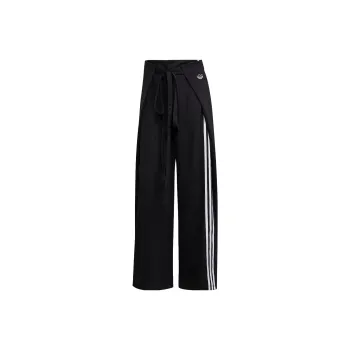 adidas originals Trefoil Women's Wide Leg Knit Track Pants Black