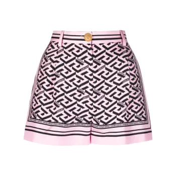 VERSACE Casual Shorts Women's Pink