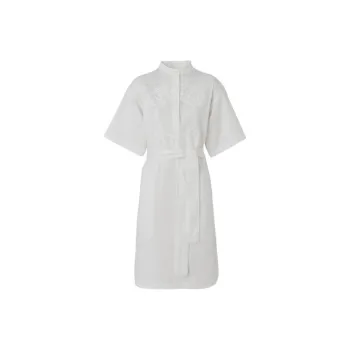 Burberry Short Sleeved Dresses Women's Glossy White