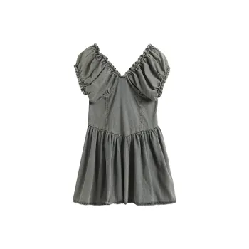 TWOPLUMGIRLS Sleeveless Dresses Women's Blue