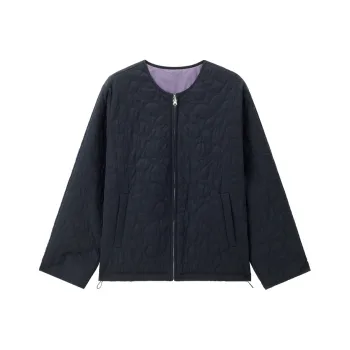 UNIQLO Puffer Jacket Women's Black & Purple