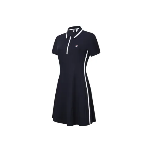 FILA Short Sleeved Dresses Women's Legend Blue