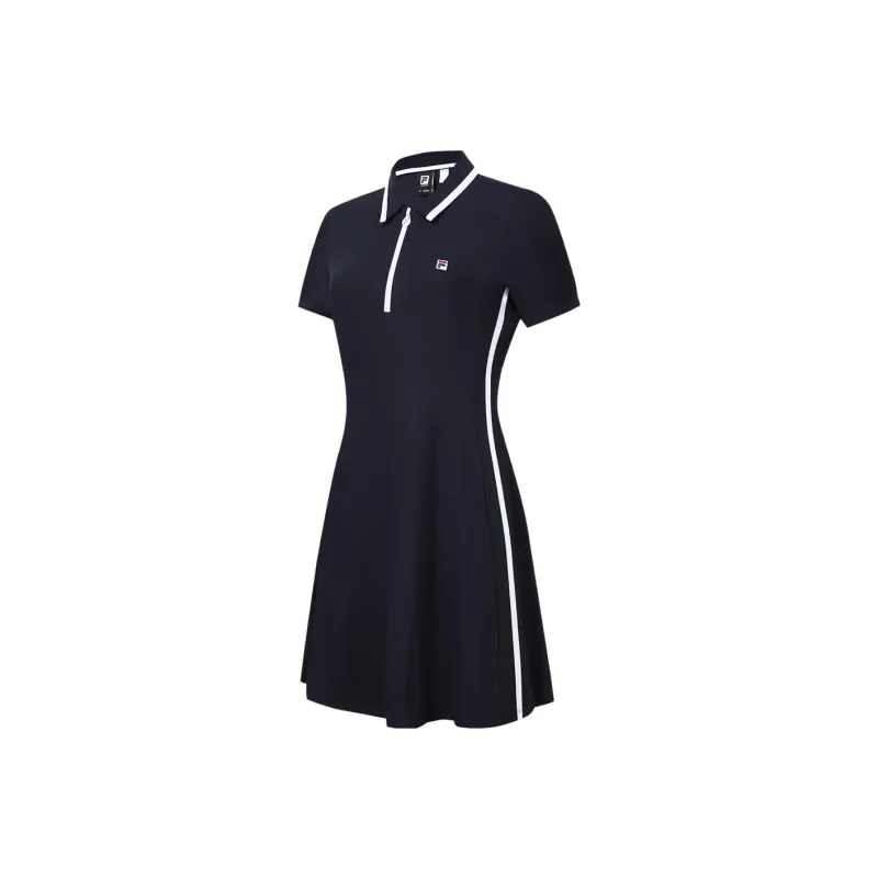 FILA Short Sleeved Dresses Women's Legend Blue-0