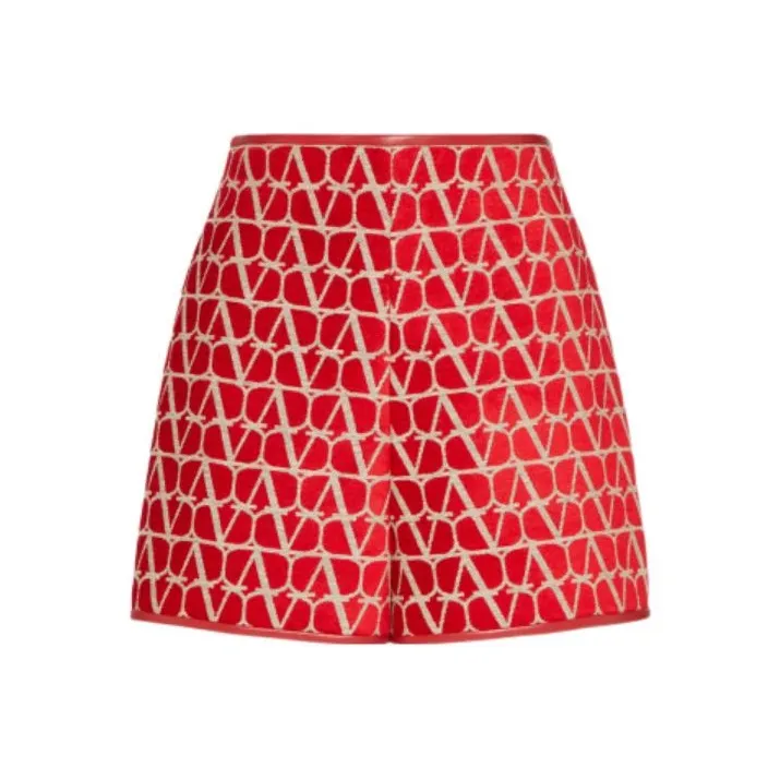 Valentino ROSSO Chinese New Year Casual Shorts Women's Red-0