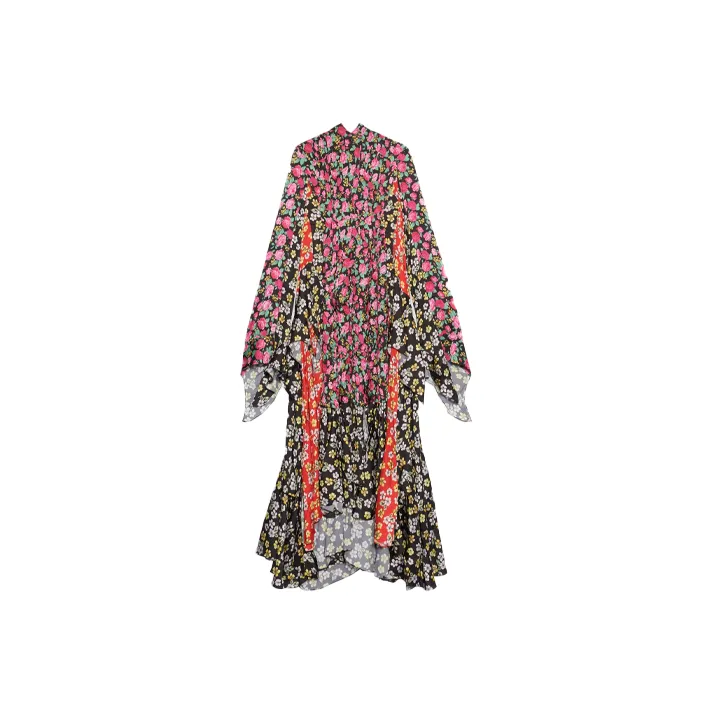 Balenciaga Long-Sleeved Dresses Women's Pink-0