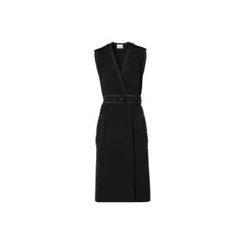 Burberry SS22 Sleeveless Dress Women's Black