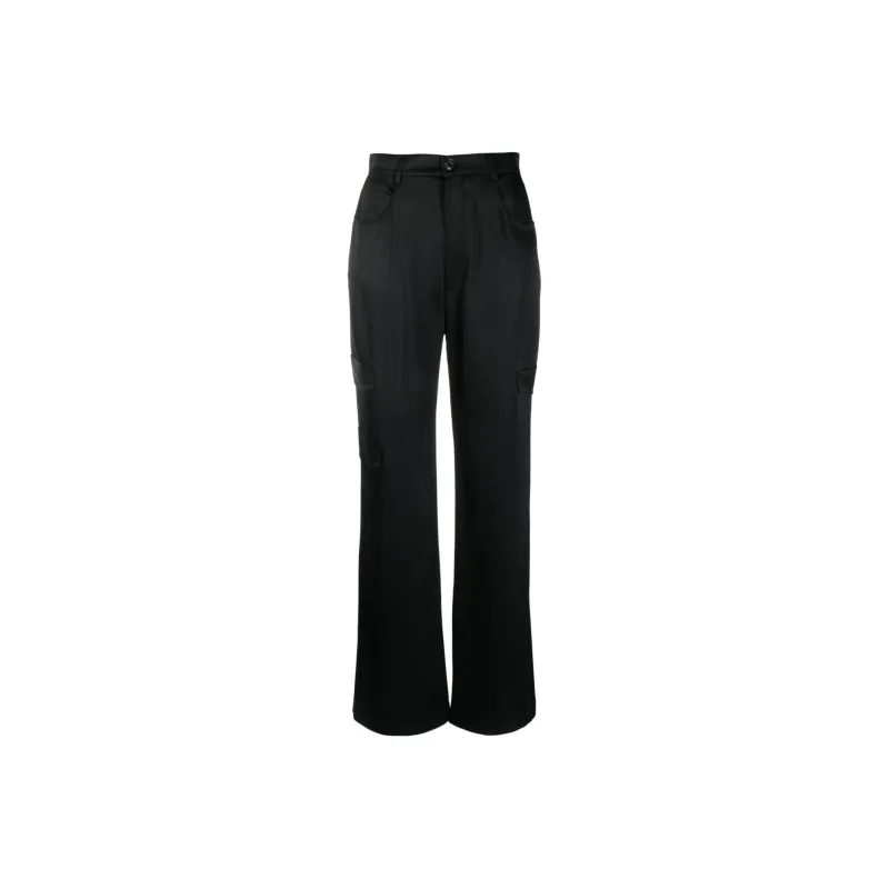 NANUSHKA Cais Satin Cargo Trousers-0