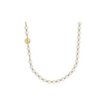 GUCCI Brass Necklaces Unisex Silver