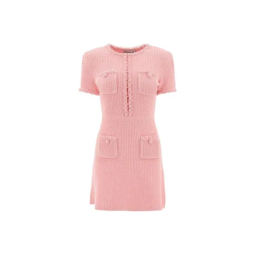 Self portrait Textured Knitted Mini Dress