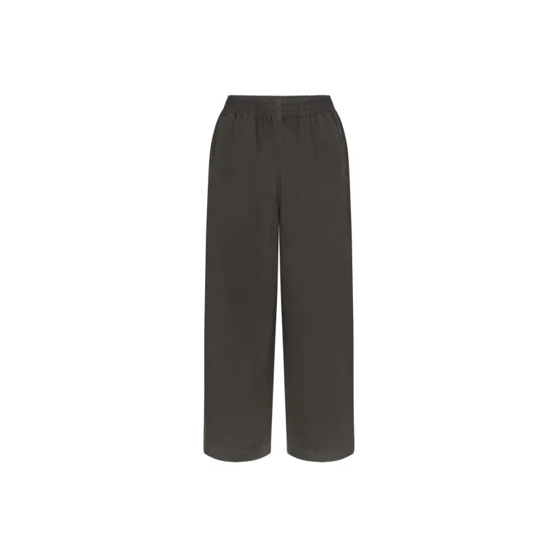 SKIMS SS24 Summer Collection OUTDOOR WOVEN DRAWSTRING PANT Casual Pants Women's Washed Onyx/Washable Agate-0