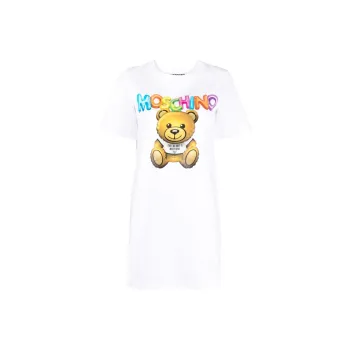 MOSCHINO Teddy Bear print T shirt Dress