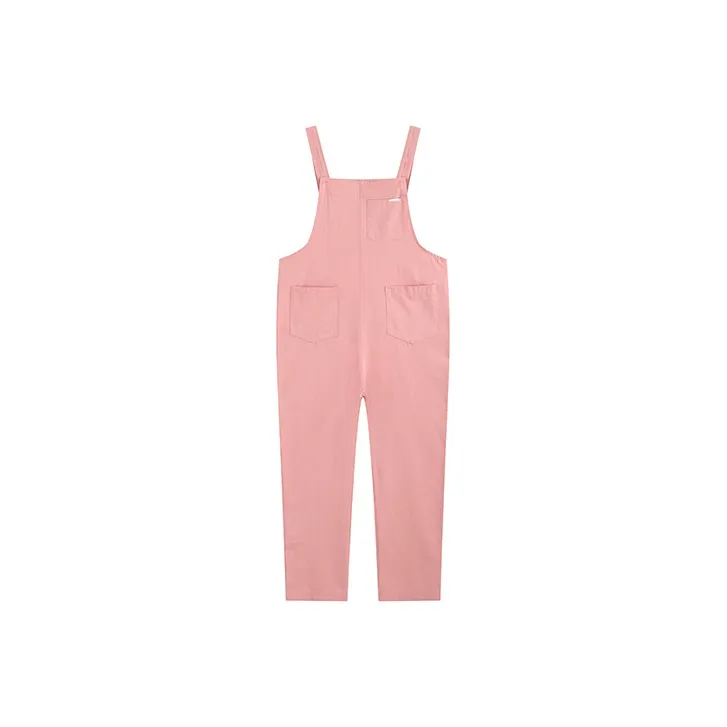 MINCOCROSEPEPPAR Overalls Women's Pink Overalls-0