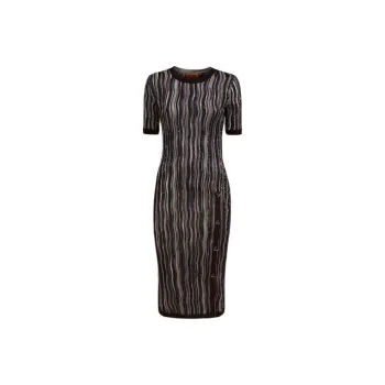 MISSONI FW23 Short-Sleeved Dresses Women's Multicolor