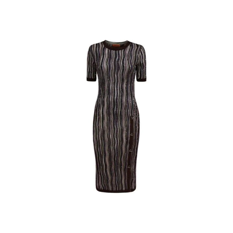 MISSONI FW23 Short-Sleeved Dresses Women's Multicolor-0
