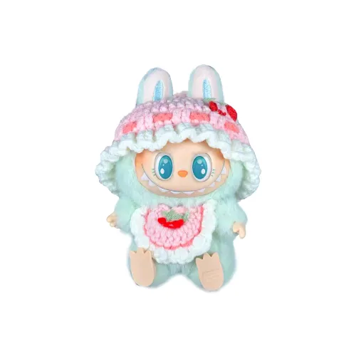 [Modified Doll] POP MART Labubu THE MONSTERS Sitting Party Collection, Confirmed, Cherry Cake, Cute Hang Tag Box 15cm