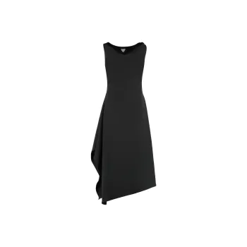Bottega Veneta Asymmetrical Designed Midi Dress